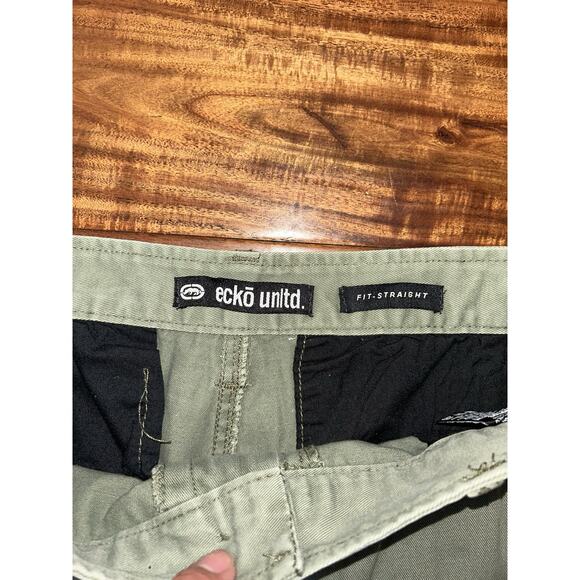 Y2K Ecko Unltd Carpenter straight Leg Cargo Pants - Picture 5 of 8